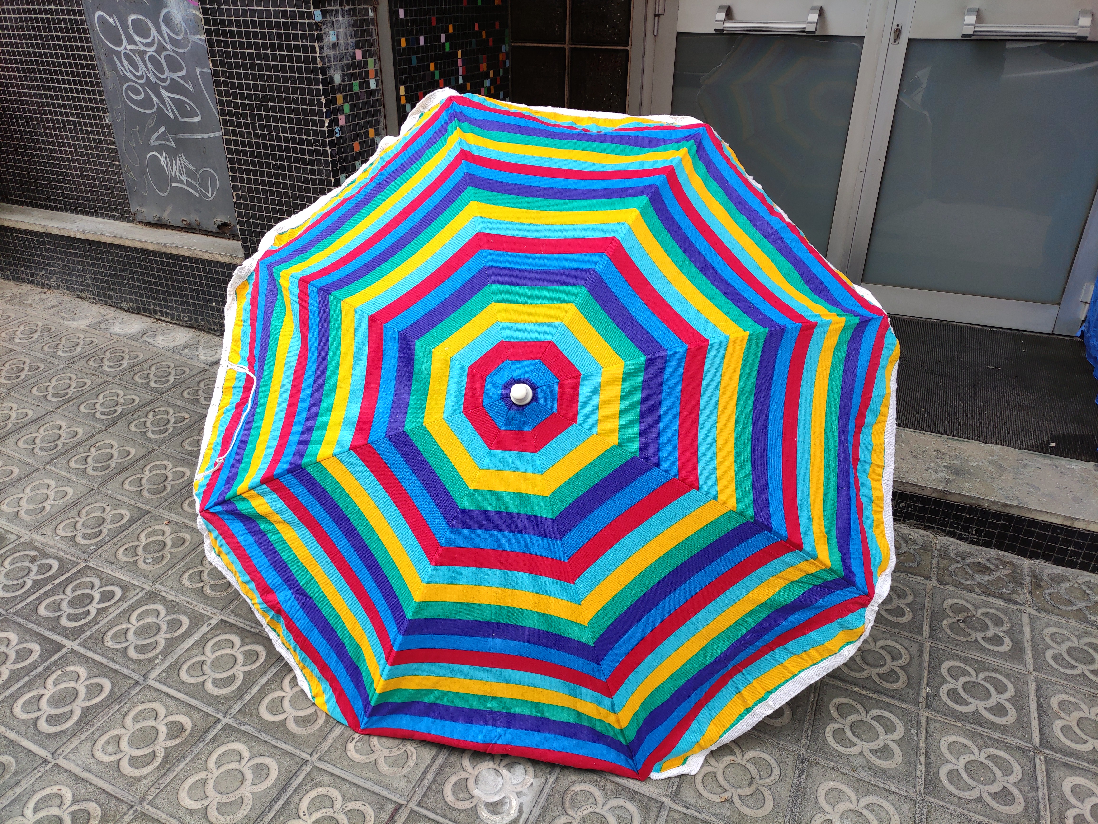 sombrilla estampada playa picnic o130-150 consultar